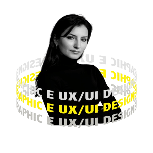 Grafica astratta con tre colori sovrapposti per branding creativo